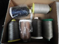 *Six Cones of Nylon Thread (Assorted Colours)