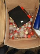 *Box of Lidded Plastic Containers