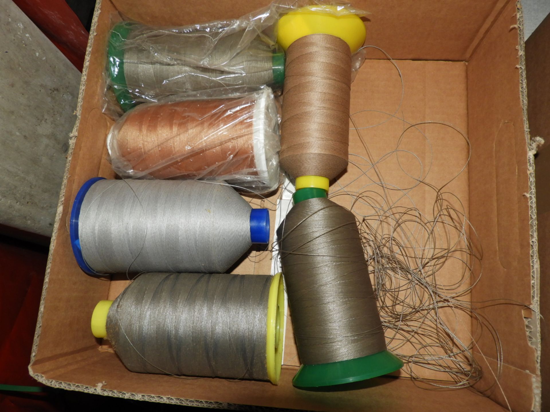 *Six Cones of Nylon Thread (Assorted Colours)