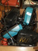 *Assorted Cordless Tool Chargers and Batteries