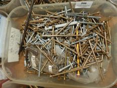 *Box of Countersunk Wood Screws, etc.