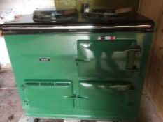 Aga Oven (2 ovens), Gas oven and back boiler, Good condition, Serviced annually prior to being disco