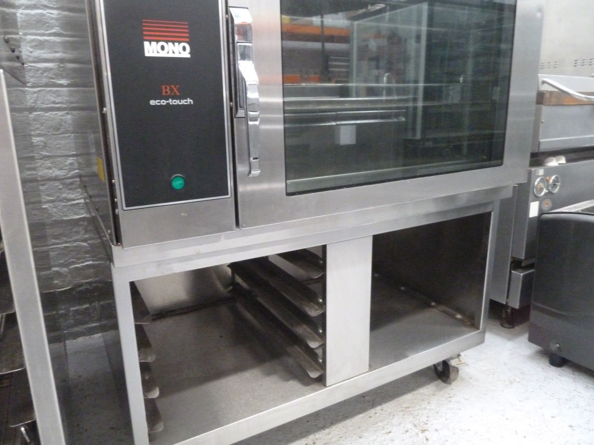 * Double BX Mono bakery oven, includes stand and shelving, very clean.(1000Wx2000Hx900D) - Image 2 of 5