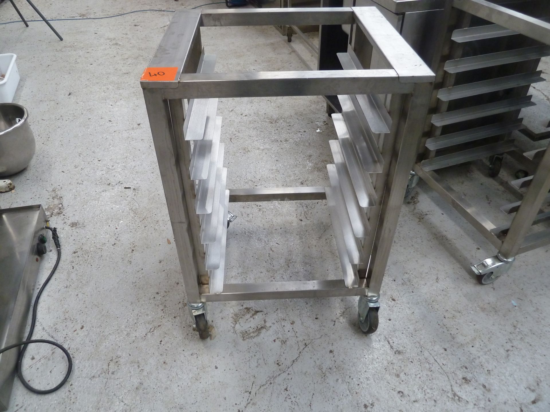 * SS oven stand and rack, brand new condition.(610Wx880Hx535D) - Image 2 of 2