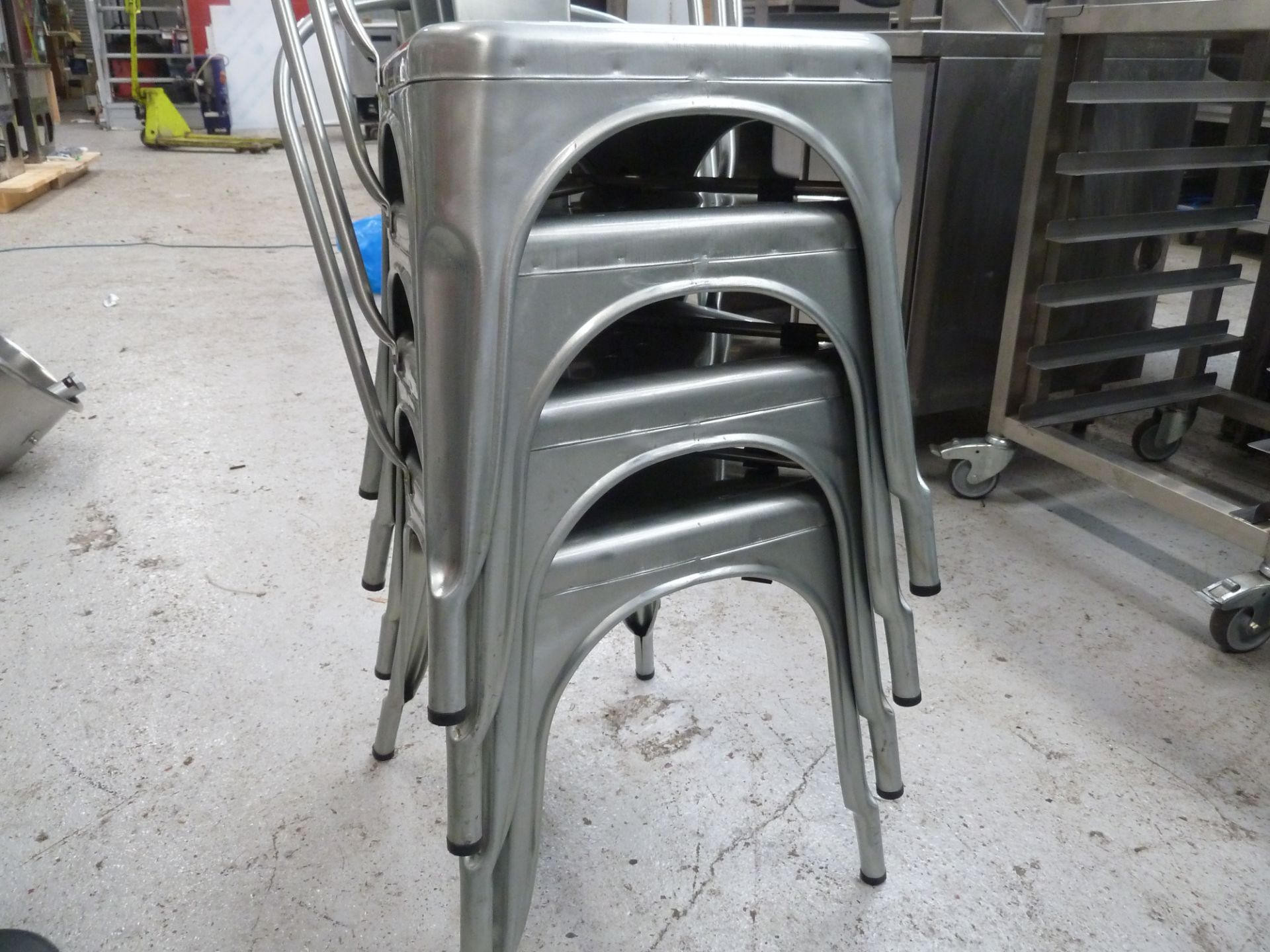 * Very clean SS chairs x4 (RRP £110 each) - Image 2 of 2