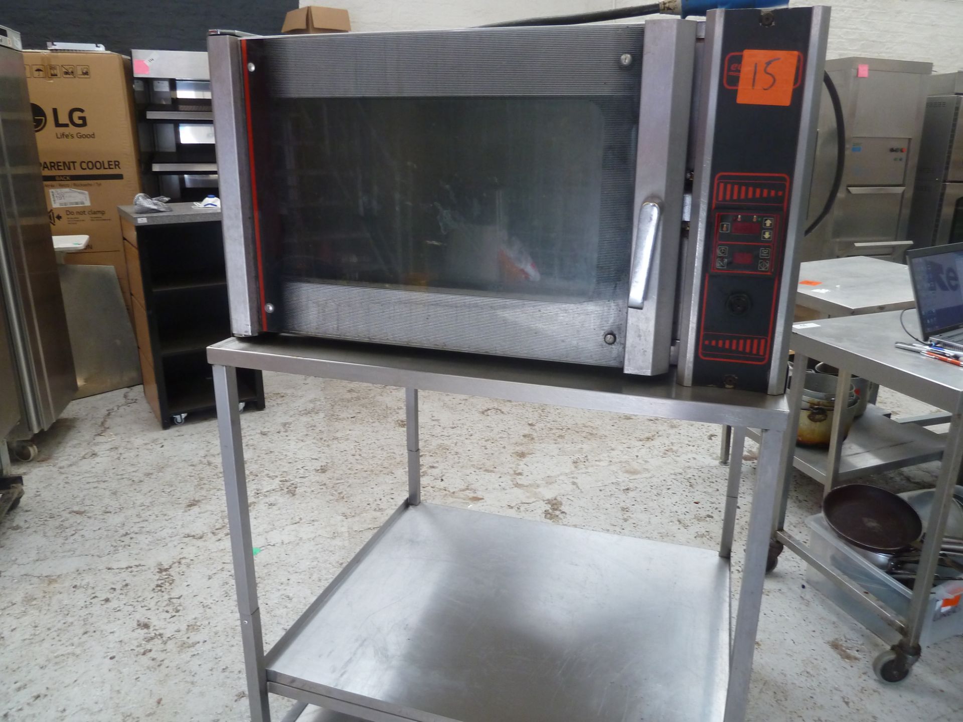 * Eurofours single bakery oven, came out of respectable and clean restaurant.