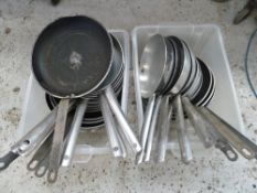 * Assortment of clean pans, good condition.