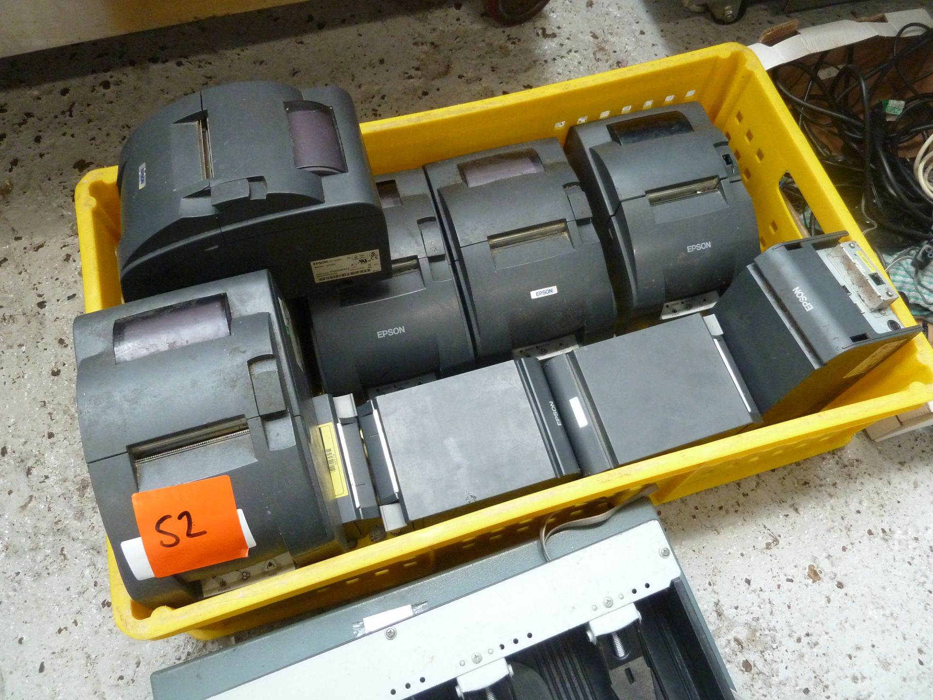 * x8 epson Thermal POS reciept printers, all in working order. - Image 2 of 3