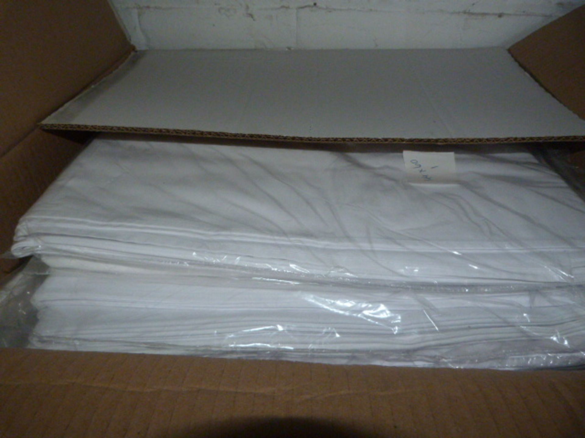*24 144x60" White Tablecloths