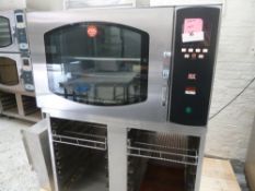 * BX Mono bakery oven single with stand, like new.(1000Wx1370Hx880D)