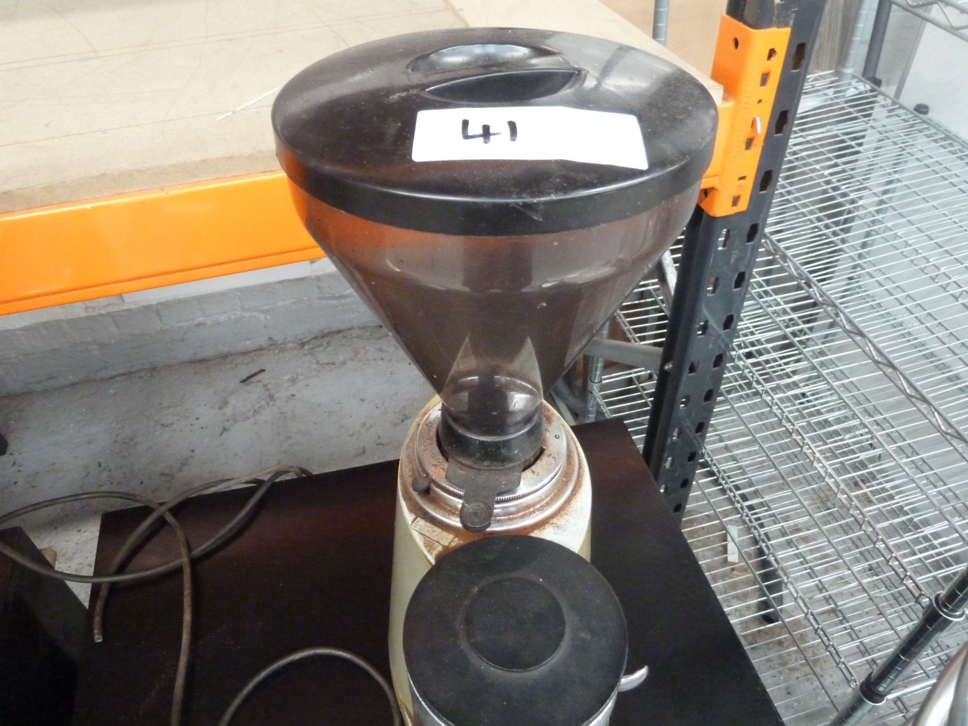* coffee grinder, clean condition, sold as seen.