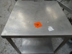 * SS prep bench, good condition.(700Wx900Hx700D)