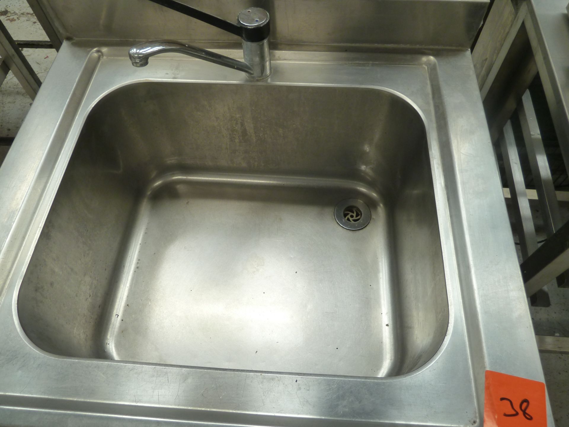 * SS single wash basin, clean condition.(800Wx1150Hx700D)
