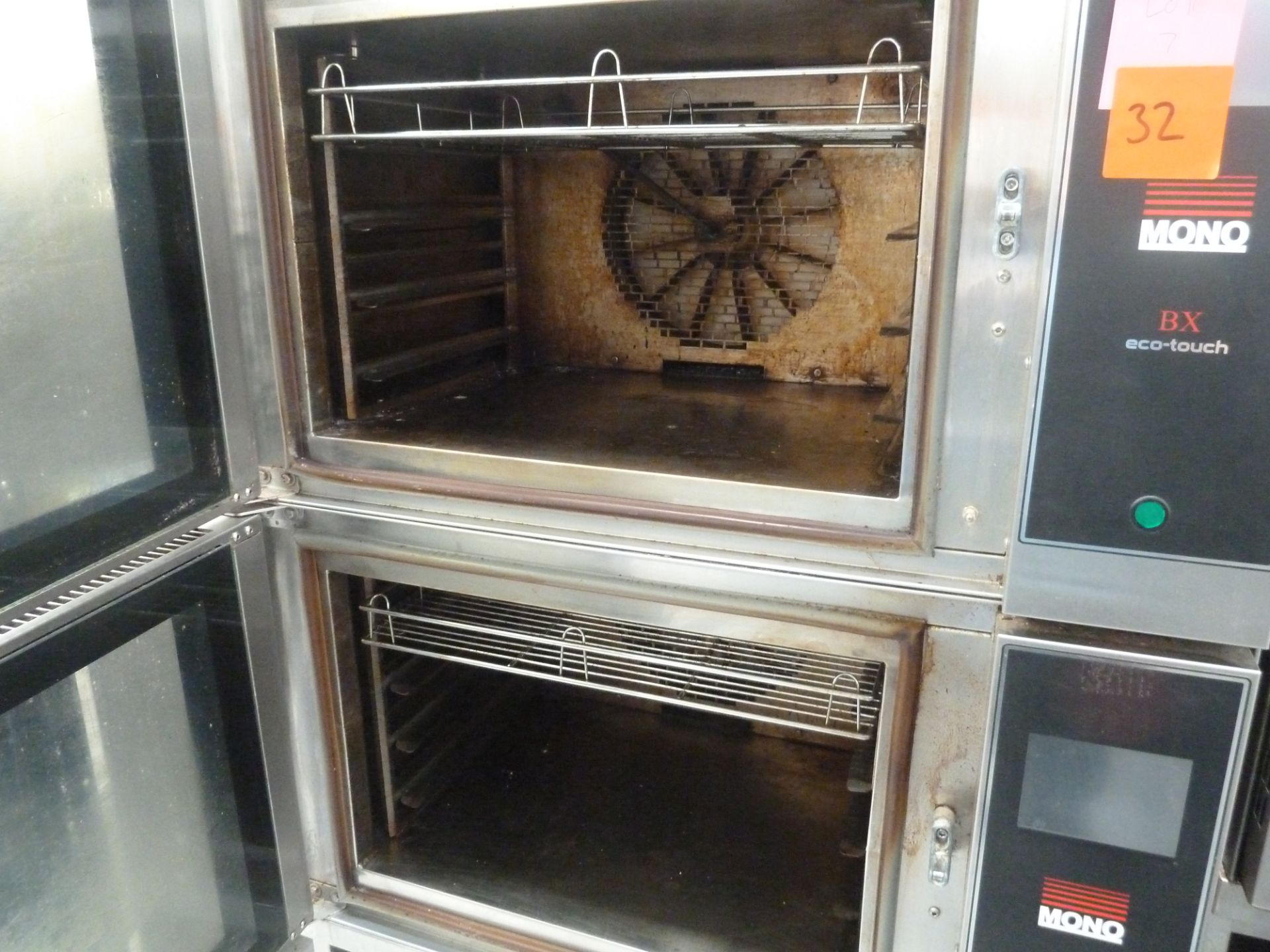 * Mono bx double bakery oven, includes stand and shelvin, good clean condition.(1000Wx2000Hx900D) - Image 3 of 5