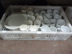 *Box of Coffee Cups and Plates