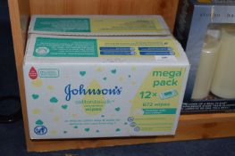 Johnson's Cotton Touch Wet Wipes 12 packs