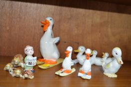 Comical Ducklings on Skis, Tortoises and Other Fig