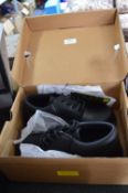 Pair of Ladies Size: 4 Black Safety Shoes