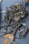 Large Bag of Vintage Horse Tack, Part of a Driving