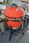 *24" Red Kamado BBQ Grill