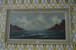 Oil on Canvas - Coastal Landscape