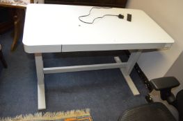 *Tech Adjustable Desk (White)