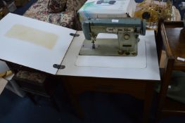 Vintage Brothers Sewing Machine and Table