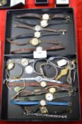 Tray Lot of Ladies Vintage Wristwatches