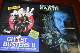 Two Autographed Posters - Ghost Busters II and Bat