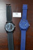 Two Gents Wristwatches by Lacoste and Sanwood