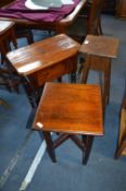 Two Period Occasional Tables and a Plant Stand