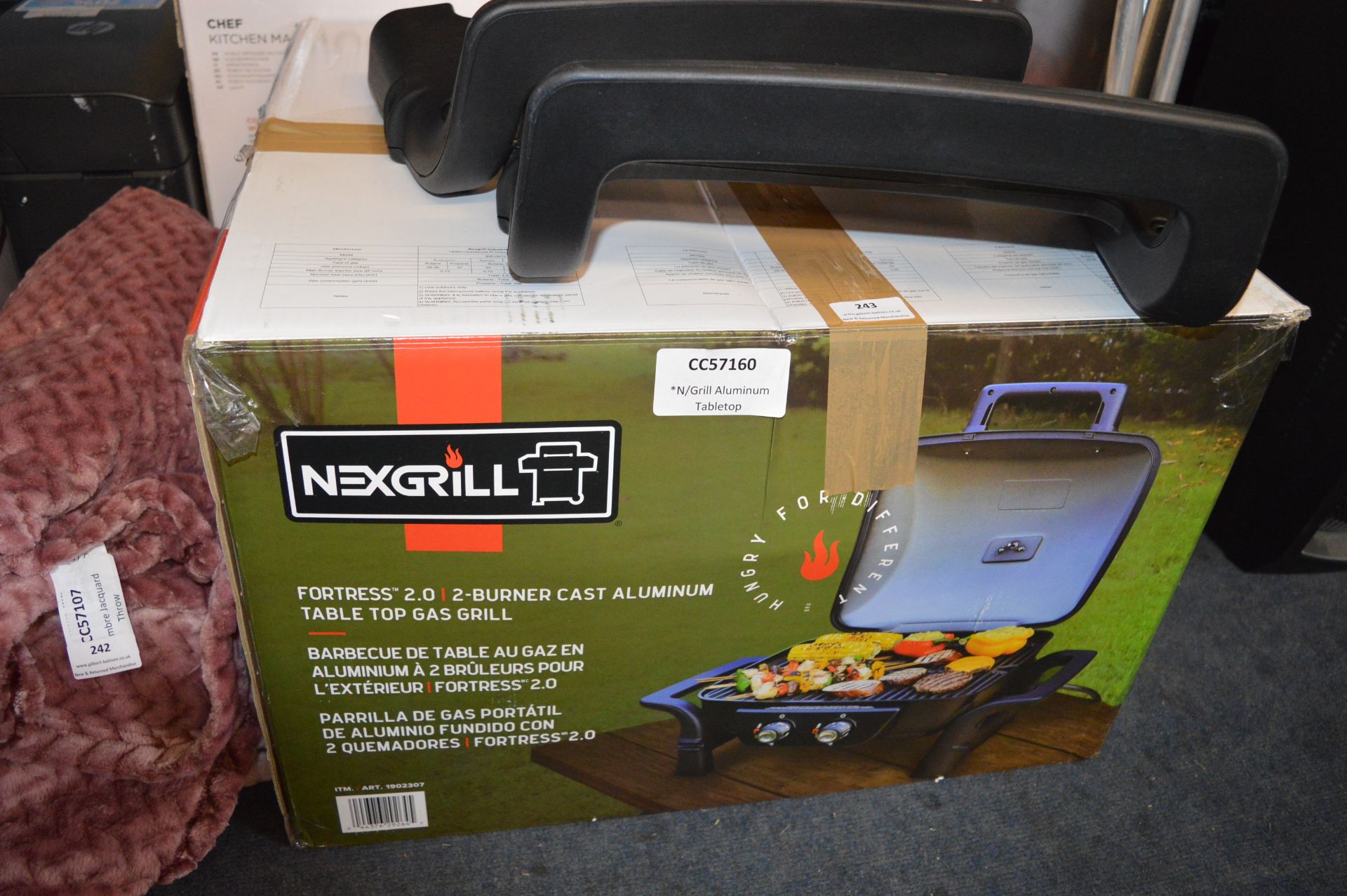 *NexGrill Aluminium Tabletop Gas Grill