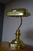 Brass & Gilt Desk Lamp