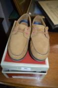 Catesby Ladies Deck Shoe (Tan) Size: 6