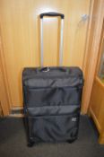 R! Luggage Medium Black Travel Case