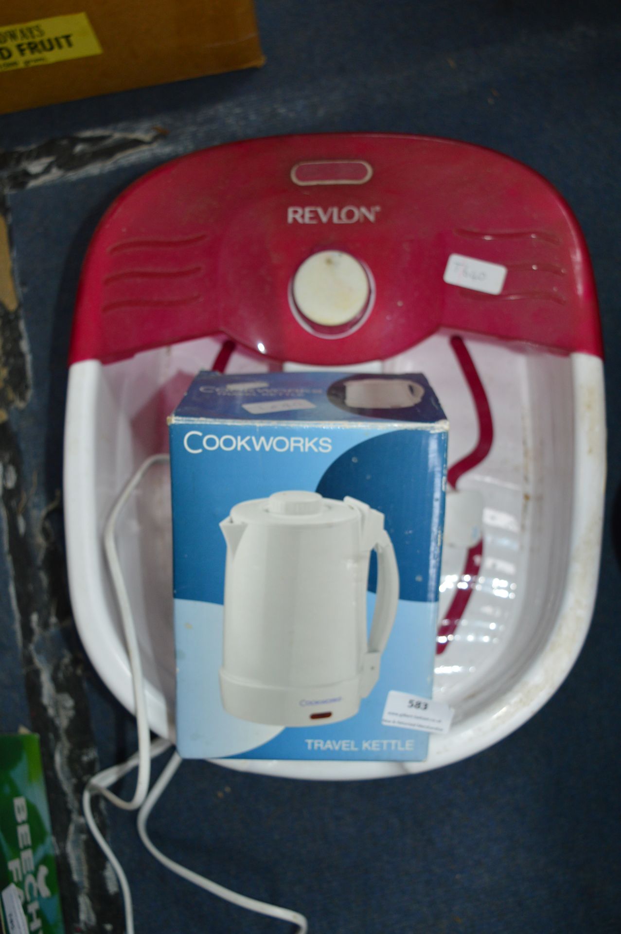 Revlon Foot Spa and a Travel Kettle