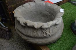Garden Planter in the form of a Sack