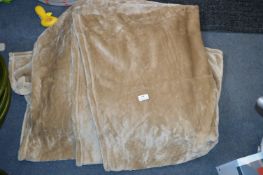 *Pale Gold Faux Fur Throw