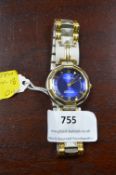 Mid Sized Bi-Metal Wristwatch Marked Baume & Merci