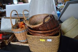 Baskets and Contents of Scarves, etc.