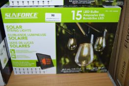 *Sunforce Solar String Lights