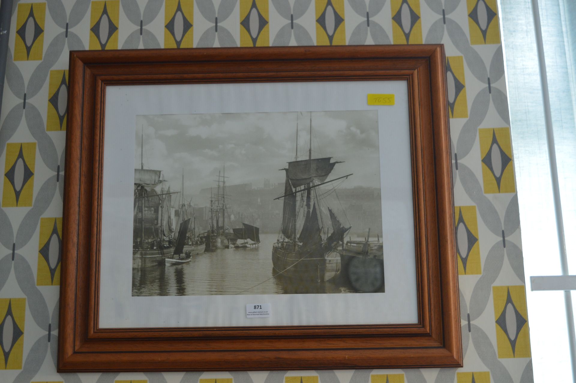 Reproduction Sutcliffe Print of Whitby Harbour