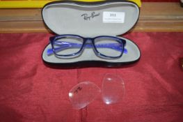*Ray Ban Spectacle Frames (Blue)