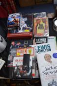 Formula 1 Racing Books and Boxing Ephemera