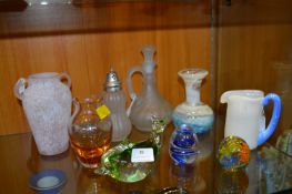 Decorative Glassware, Paperweights, etc.