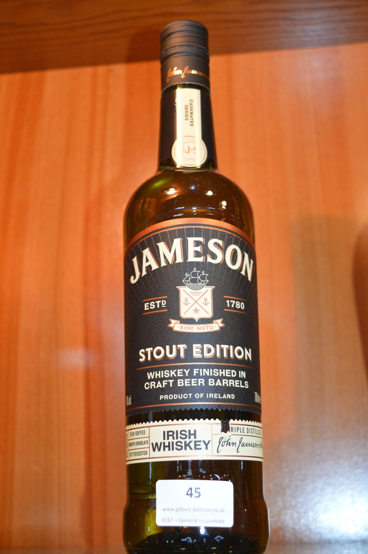 Jameson Stout Edition Irish Whiskey 70cl