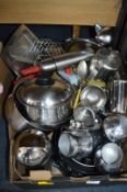 Kitchenware; Stainless Steel Teapots, Flasks, Pans