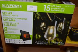 *Sunforce Solar String Lights