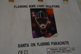 Parachute Santa Christmas Rope Light