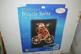 Bicycle Santa Rope Light Model
